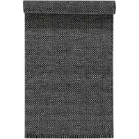 Scandi Living Lea villamatto musta 80x240 cm