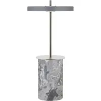 UMAGE Design-pöytävalaisin Asteria MOVE MINI, himmennettävä, Alumiini/harmaa/sinkki, Olohuone/ruokailutila, Kivi, Design