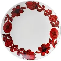 Gustavsberg Porslinsfabrik Röd Aster lautanen Ø 22 cm