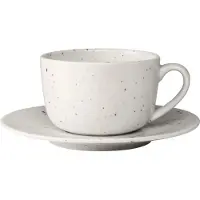 Scandi Living Freckle lautasellinen kuppi 26 cl Valkoinen