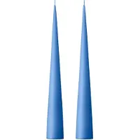 Ester & Erik -kartiokynttilä 37 cm, 2-pakkaus matta Moon blue 37