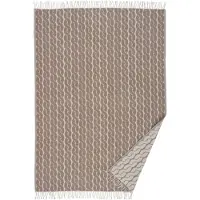 Klippan Yllefabrik Knit villahuopa 130x200 cm Hiekka