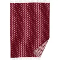 Klippan Yllefabrik Knit villahuopa 130x200 cm Burgundy