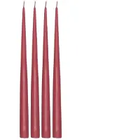Scandi Essentials Atmosphere antiikkikynttilä 4-pakkaus 32 cm Dark red