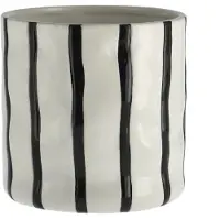 Scandi Living Thrive ruukku Ø16 cm Valkoinen-musta