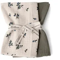 Garbo&Friends Blueberry Muslin peitto pieni 2 osaa 60x60 cm