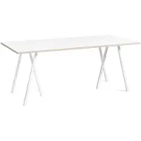 HAY Loop Stand ruokapöytä White laminate-white, 180 cm