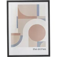 Bloomingville Arches-taulu 32x42 cm Musta kehys