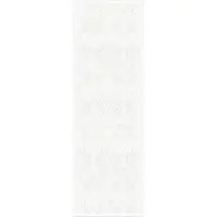 Ekelund Linneväveri - Medaljong Kaitaliina 50x150 cm Vaaleanharmaa