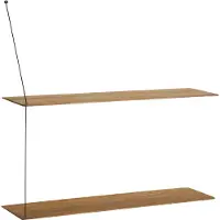 Woud Stedge 2.0 hylly 80 cm, savustettu tammi