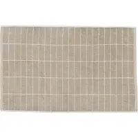 Mette Ditmer Tile Stone Bath Mat - Beige - 50X80CM