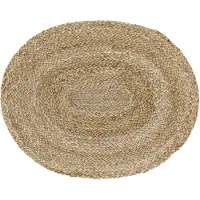 Dixie Braided Oval -tabletti 45 x 35 cm