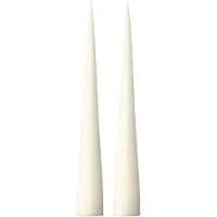 Ester & Erik -kartiokynttilä 37 cm, 2-pakkaus matta Ivory 06