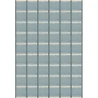 Layered Lilly villamatto Blue, 180x270 cm