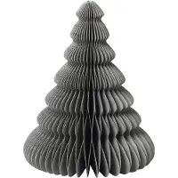 Broste Copenhagen Honeycomb Christmas Tree - Silver - Ø13XH15CM