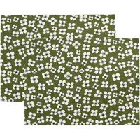 Almedahls Belle Amie pöytätabletti 2-pack Tummanvihreä, 34x45 cm
