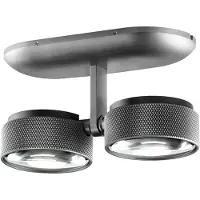 LIGHT-POINT Kattovalaisin , Cosmo C2, himmennettävä, Harmaa, Olohuone, Alumiini, Design