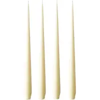 Ester & Erik -kynttilä, 4-pakkaus matta Buttermilk 17, 42 cm