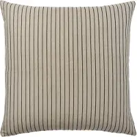 Broste Copenhagen Karen-tyynynpäällinen Vaaleabeige-musta, 60x60 cm