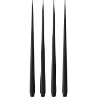Ester & Erik -kynttilä, 4-pakkaus matta Velvet matt black 95, 42 cm