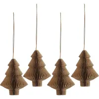 Scandi Living Tree joulukuusenpallot 4 kpl Natural