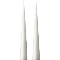 Ester & Erik -kartiokynttilä 37 cm, 2-pakkaus matta White ash 21