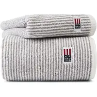 Lexington Original Towel White/Gray Striped - Grey - 50X100