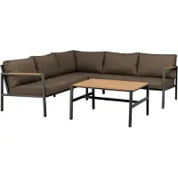 Brafab Cap kulmasohva Pieni Anthracite / Brown