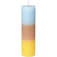 Broste Copenhagen Rainbow pöytäkynttilä 25 cm Pineapple cloud