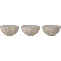 Creative Collection Primrose kulho Ø 11,5 cm 3 osaa Luonnonvärinen