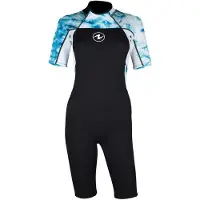 Aqua Lung Hydroflex 3 Mm Naisten Lyhythihainen Shorty-märkäpuku