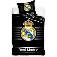 Real Madrid Lakanasetti 140 x 200 Cm - Musta - , koko One Size