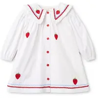 Flöss Manon Mekko White White 116 cm Valkoinen 116 cm Tytöt