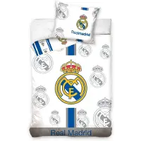 BrandMac Real Madrid Lakanasetti 140 x 200 Cm - Valkoinen - , koko One Size