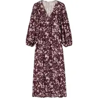 Noella N-Lilith Maxi Dress - Burgundy - S