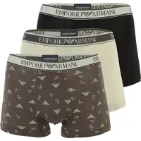 Emporio Armani for man. EM000370_AF20669 Set 3 Core boxers black, grey (L), Homewear, Cotton