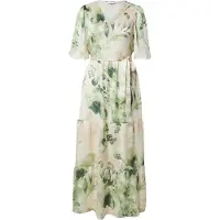 Vila Vimolina V-Neck 2/4 Ankle Dress/Dc/R - Green - 38