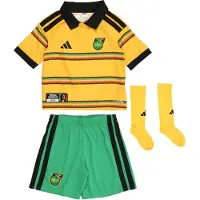 Adidas Treenipuku 'JFF Mini' kullankeltainen / ruoko / punainen / musta