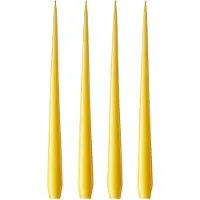 Ester & Erik -kynttilä, 4-pakkaus lakattu Lemon drop 15-0, 42 cm