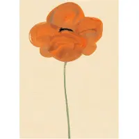 Paper Collective Orange Unikko -juliste 50 x 70 cm