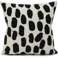 Fine Little Day Dots tyynynpäällinen 48x48 cm Beige-musta