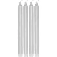 Scandi Essentials Ambiance kruununkynttilä 4-pakkaus 27 cm Icy Grey