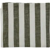 OYOY Living Striped pöytäliina 140 x 260 cm Olive