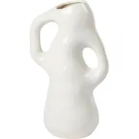 Fyrklövern Broste Copenhagen Isolde maljakko 21 x 35 cm, Valkoinen
