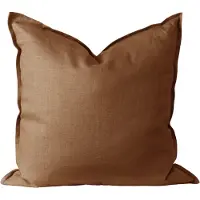 Scandi Living Calm tyynyliina pellava 50x50 cm Almond Brown