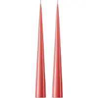 Ester & Erik -kartiokynttilä 37 cm, 2-pakkaus lakattu Coral reef 26
