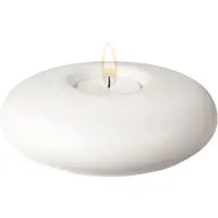 Scandi Living Stone lyhty Ø13 cm Valkoinen