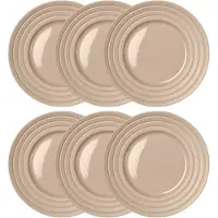 NJRD Lines-lautanen Ø 27 cm, 6 kpl beige