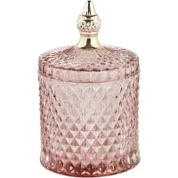 Lene Bjerre Miya säilytyspurkki kannella, Ø 10,5 cm Misty rose