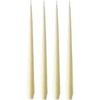 Ester & Erik -kynttilä, 4-pakkaus lakattu Buttermilk 17-0, 32 cm